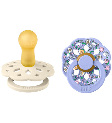 BIBS x Liberty Bohemen Fopspenen - Maat 2 - Rond - 2-pack - Chlo - BIBS - 6-18 mnd - Fopspenen