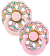 BIBS x Liberty Bohemen Fopspenen - Maat 1 - Rond - 2-pack - Osca - BIBS - 0-6 mnd - Fopspenen