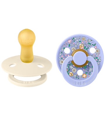 BIBS x Liberty Colour Fopspenen - Maat 2 - Rond - 2-pack - Chloe - BIBS - 6-18 mnd - Fopspenen