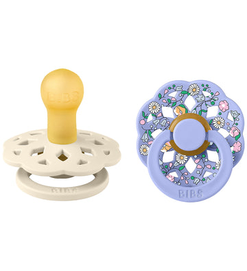 BIBS x Liberty Bohemen Fopspenen - Maat 1 - Rond - 2-pack - Chlo - BIBS - 0-6 mnd - Fopspenen