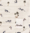 Elodie Details Wikkeldoek - 80x80 cm - Bamboe - Garden Leo's Res - Elodie Details - OneSize - Wikkeldoeken