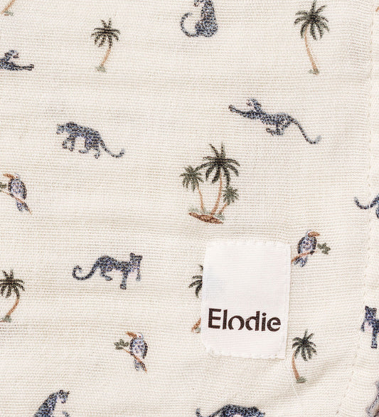 Elodie Details Wikkeldoek - 80x80 cm - Bamboe - Garden Leo's Res - Elodie Details - OneSize - Wikkeldoeken