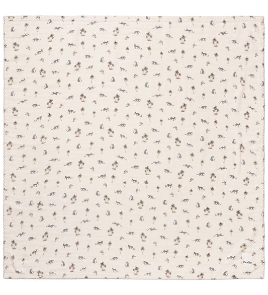 Elodie Details Wikkeldoek - 80x80 cm - Bamboe - Garden Leo's Res - Elodie Details - OneSize - Wikkeldoeken