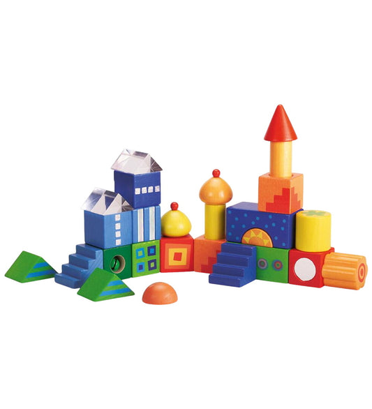 HABA Stapelblokken - Hout - Motiefbouwstenen Fantasy - 26 stk - HABA - OneSize - Blokken