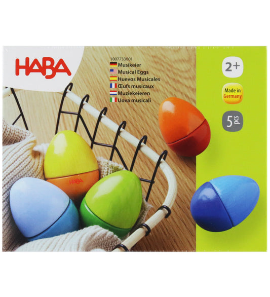 HABA Rammelende eieren - 5 st. - Muzikale eieren - HABA - OneSize - Muziekinstrumenten