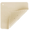 Hevea Douchemat - Natuurlijk Rubber - 52x52 cm - Wave Square - W - Hevea - OneSize - Douchematten