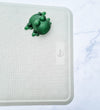 Hevea Douchemat -Natuurlijk Rubber - 52x52 cm - Wave Square - Ma - Hevea - OneSize - Douchematten