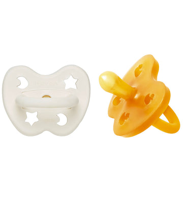Hevea Fopspenen - 0-3 mnd. - 2-pack - Natuurlijk Rubber - Melkac - Hevea - 0-3 mnd - Fopspenen