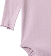 Wheat Romper l/s - Rib - Regitz - Lavender - Wheat - 2 jaar (92) - Rompers Lange Mouw