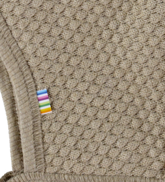 Joha Babymuts - 2-lag - Gebreid - Donker Beige - Joha - 48 cm - Babymutsen