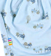 Joha Babymuts - Bamboe - Lichtblauw m. Tractors - Joha - 41 cm - Babymutsen