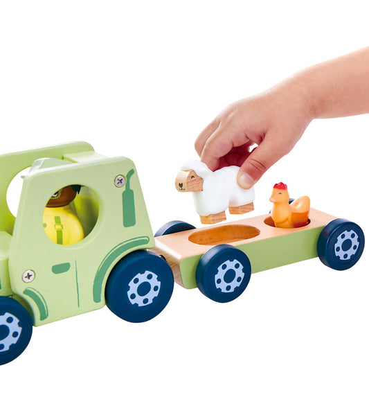 Hape Tractor - Het gerommel Tractor m. Geluid - Hape - OneSize - Tractors