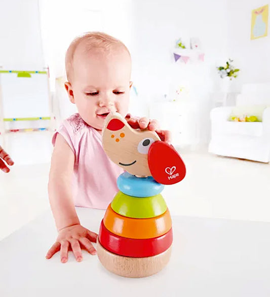 Hape Activiteitenspeelgoed - Pepe Sound Stacker - Hape - OneSize - Activiteitenspeelgoed