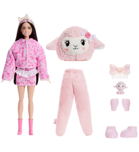 Barbie Pop - Cutie Onthul Sweet Buigingen - Roze Lam - Barbie - OneSize - Poppen