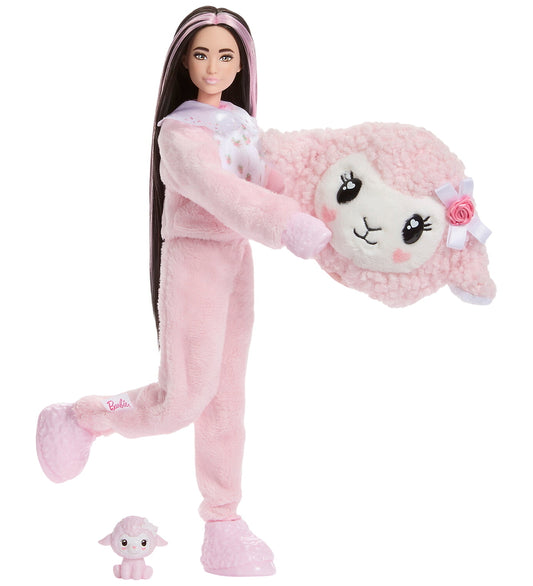 Barbie Pop - Cutie Onthul Sweet Buigingen - Roze Lam - Barbie - OneSize - Poppen