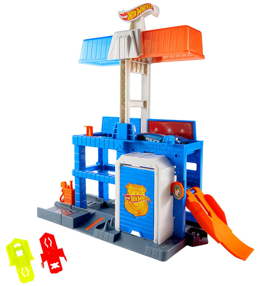 Hot Wheels Racebaan - City Downtown Police Station - Hot Wheels - OneSize - Racebanen