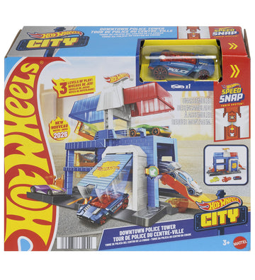 Hot Wheels Racebaan - City Downtown Police Station - Hot Wheels - OneSize - Racebanen