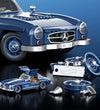 Hot Wheels Brick Shop Set - Premium Serie - Mercedes-Benz 300 p - Hot Wheels - OneSize - Blokken
