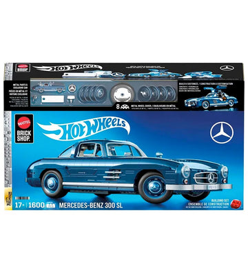 Hot Wheels Brick Shop Set - Premium Serie - Mercedes-Benz 300 p - Hot Wheels - OneSize - Blokken
