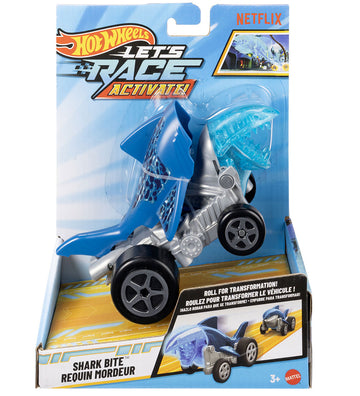 Hot Wheels Auto - Laten we Race - 1:32 - Shark bijten - Hot Wheels - OneSize - Auto´s