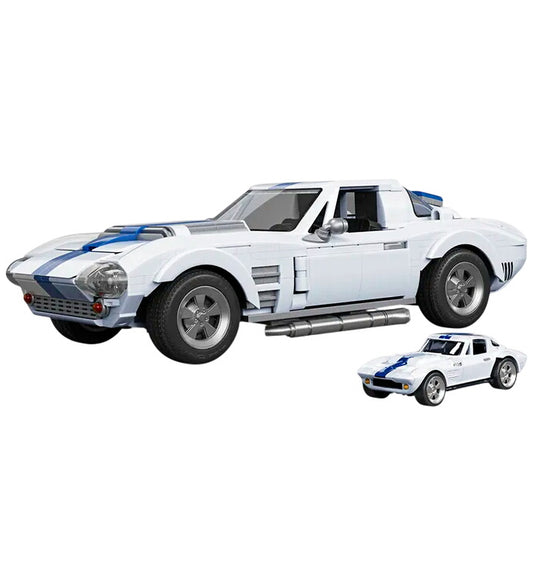 Hot Wheels Brick Shop Set - Elite Series - Corvette Grand Sport - Hot Wheels - OneSize - Blokken