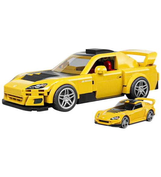 Hot Wheels Brick Shop Set - Speed Serie - '07 Honda S2000 - 257 - Hot Wheels - OneSize - Blokken