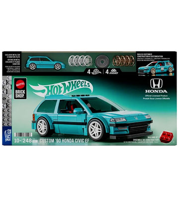 Hot Wheels Brick Shop Set - Speed Serie - '90 Honda Civic EF - - Hot Wheels - OneSize - Blokken