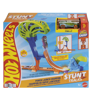 Hot Wheels Racebaan - Stunt Tracks Vertical Slam Launch - Hot Wheels - OneSize - Racebanen