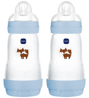 Mam Babyflessen - Easy Start Anti-colic - 260ml - 2-pack - Blauw - MAM - OneSize - Babyflesjes