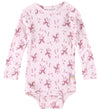 Joha Romper l/s - Bamboe - Roze m. Eenhoorns - Joha - 90 - Rompers Lange Mouw