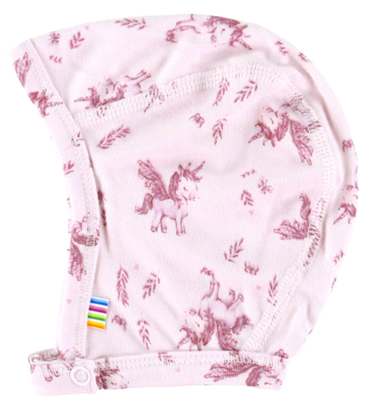 Joha Babymuts - Bamboe - Roze m. Eenhoorns - Joha - 34 cm - Babymutsen