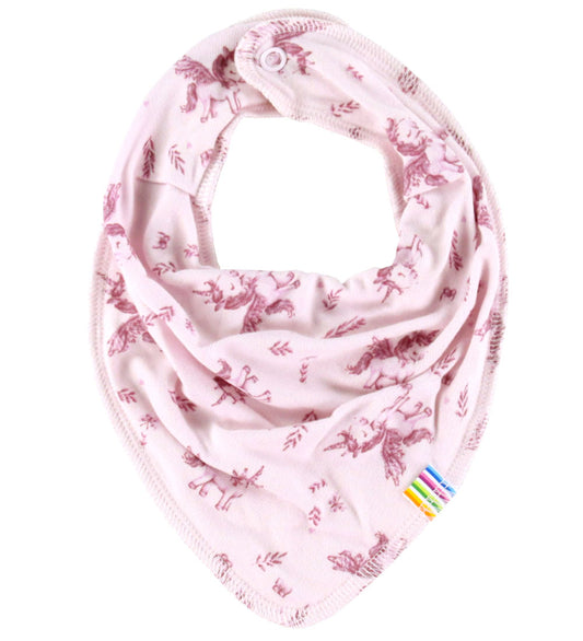 Joha Babyslabbetje - Bamboe - Roze m. Eenhoorns - Joha - OneSize - Kwijlsjaaltjes