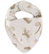Joha Babyslabbetje - Licht Beige m. Boederijdieren - Joha - OneSize - Kwijlsjaaltjes