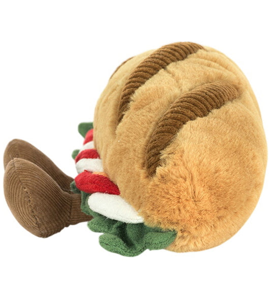 Jellycat Knuffel - 12x6 cm - Amuseables Caprese Stokbrood - Jellycat - OneSize - Knuffels