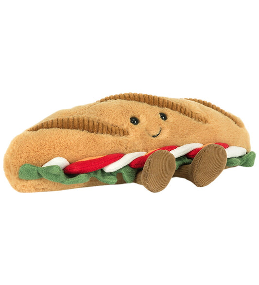 Jellycat Knuffel - 12x6 cm - Amuseables Caprese Stokbrood - Jellycat - OneSize - Knuffels