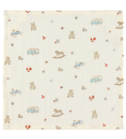 Cam Cam Washanden - Mousseline - 4-pack - Vintage Speelgoed - Cam Cam - OneSize - Washandjes