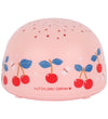 A Little Lovely Company Projectielamp - 14x9 cm - Kersen - A Little Lovely Company - OneSize - Nachtlampen