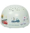A Little Lovely Company Projectielamp - 14x9 cm - Voertuigen - A Little Lovely Company - OneSize - Nachtlampen
