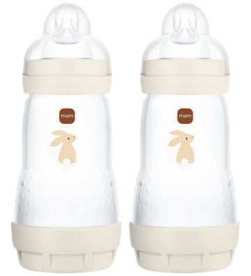 Mam Babyflessen - Easy Start Anti-colic - 260ml - 2-pack - Beige - MAM - OneSize - Babyflesjes