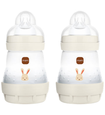 Mam Babyflessen - Easy Start Anti-colic - 160ml - 2-pack - Crème - MAM - OneSize - Babyflesjes