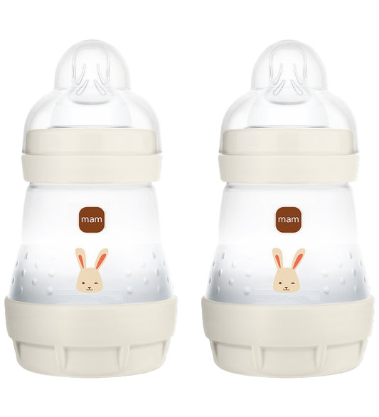 Mam Babyflessen - Easy Start Anti-colic - 160ml - 2-pack - Crème - MAM - OneSize - Babyflesjes