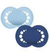 Mam Fopspenen - Original - 2-pack - 6-16 mnd. - Lichtblauw/Donke - MAM - OneSize - Fopspenen