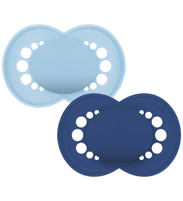 Mam Fopspenen - Original - 2-pack - 6-16 mnd. - Lichtblauw/Donke - MAM - OneSize - Fopspenen