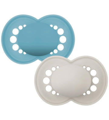 Mam Fopspenen - Original - 2-pack - 16-36 mnd. - Petrol/Grijs - MAM - OneSize - Fopspenen
