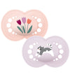 Mam Fopspenen - Original - 2-pack - 16-36 mnd. - Licht roze/Lila - MAM - OneSize - Fopspenen