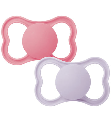 Mam Fopspenen - Air - 2-pack - 16-36 mnd. - Roze/Paars - MAM - OneSize - Fopspenen