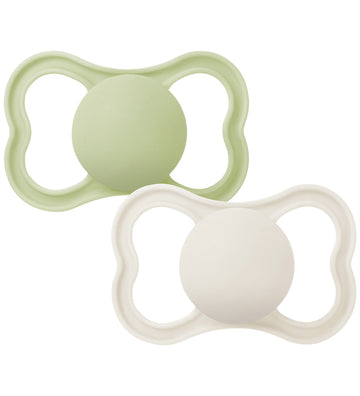 Mam Fopspenen - Air - 2-pack - 16-36 mnd. - Lichtgroen/Crème - MAM - OneSize - Fopspenen