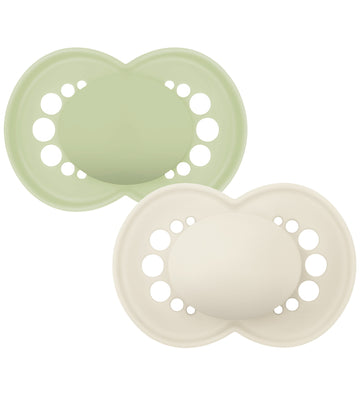 Mam Fopspenen - Original - 2-pack - 16-36 mnd. - Lichtgroen/Crèm - MAM - OneSize - Fopspenen
