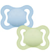 Mam Fopspenen - Air - 2-pack - 0-6 mnd. - Lichtblauw/Lichtgroen - MAM - OneSize - Fopspenen