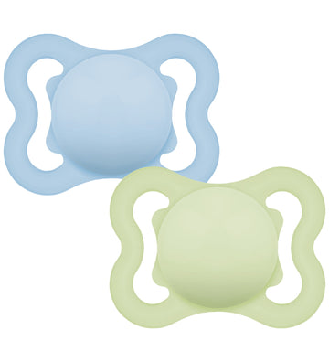 Mam Fopspenen - Air - 2-pack - 0-6 mnd. - Lichtblauw/Lichtgroen - MAM - OneSize - Fopspenen